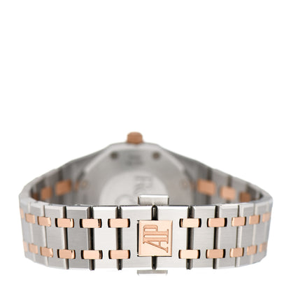 Audemars Piguet Stainless Steel 18K Rose Gold Diamond 33mm Royal Oak Quartz Watch White 67651SR.ZZ.1261SR.01 3 of 5