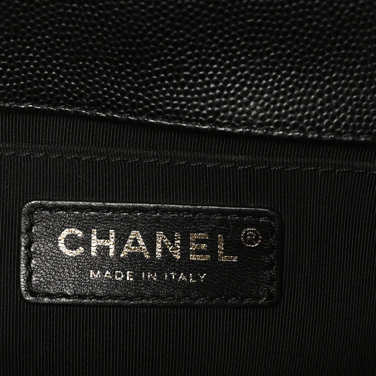 Chanel Caviar Quilted Medium Boy Flap Black 6 of 10