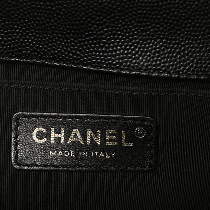 Chanel Caviar Quilted Medium Boy Flap Black 6 of 10