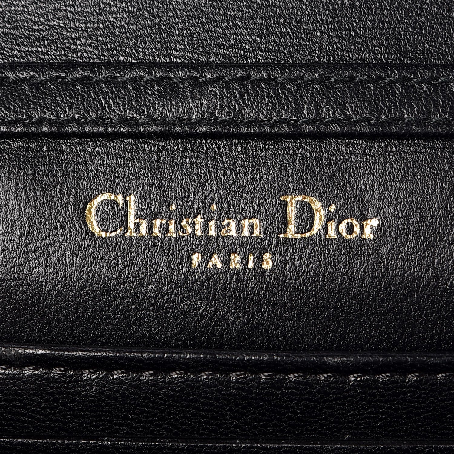 Christian Dior Lambskin Studded Micro Diorama Flap Bag Black 6 of 8