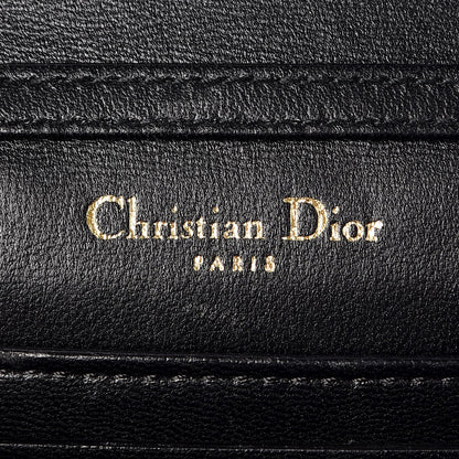 Christian Dior Lambskin Studded Micro Diorama Flap Bag Black 6 of 8