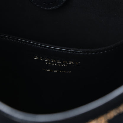Burberry Prorsum Suede Fringe Bucket Bag Black 6 of 9