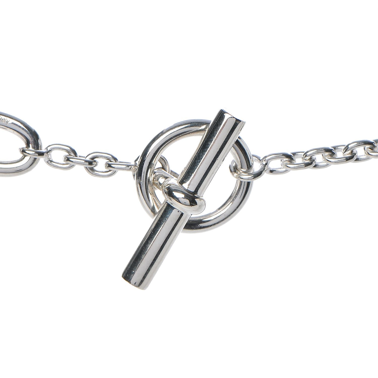 Hermes Sterling Silver Farandole Necklace 120 4 of 6