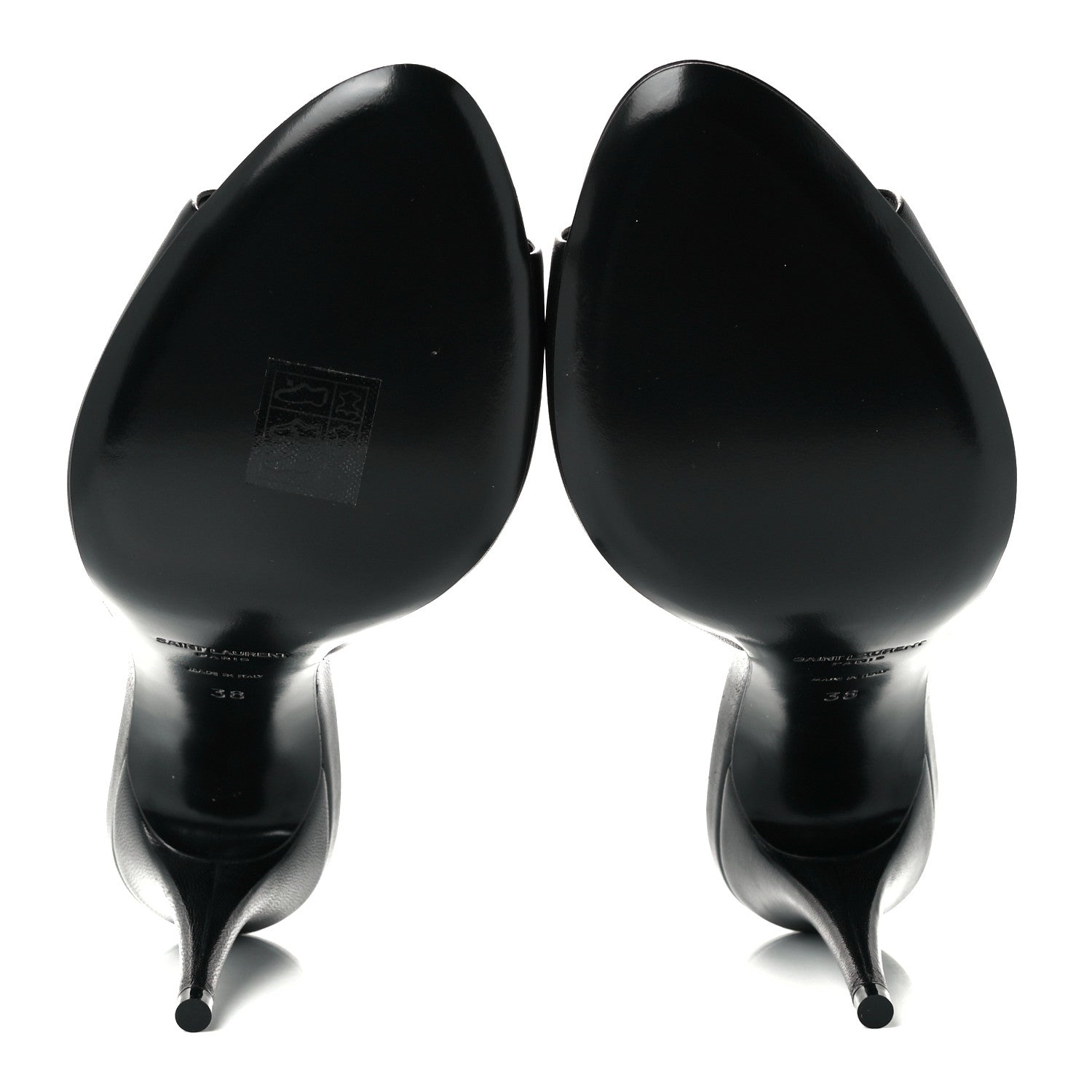 Saint Laurent Lambskin Sexy 95mm Pumps 38 Black 6 of 10