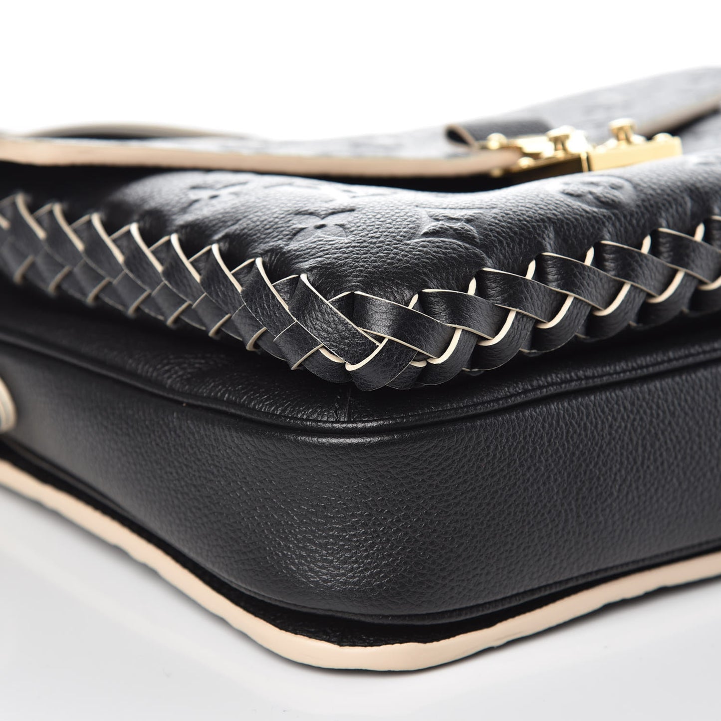 Empreinte Braided Pochette Metis Black