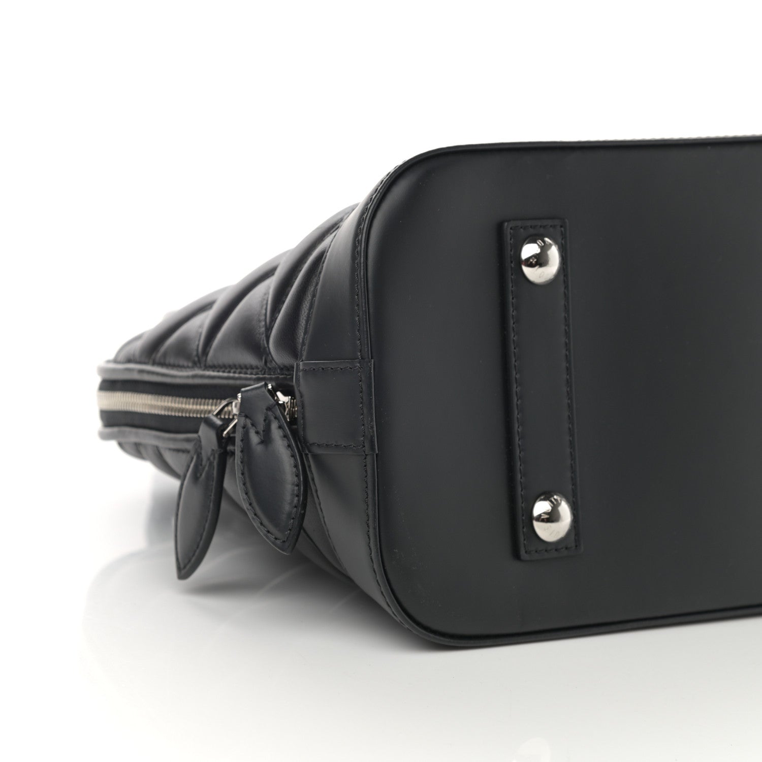Louis Vuitton Lambskin Studded Malletage Alma PM Black 7 of 11