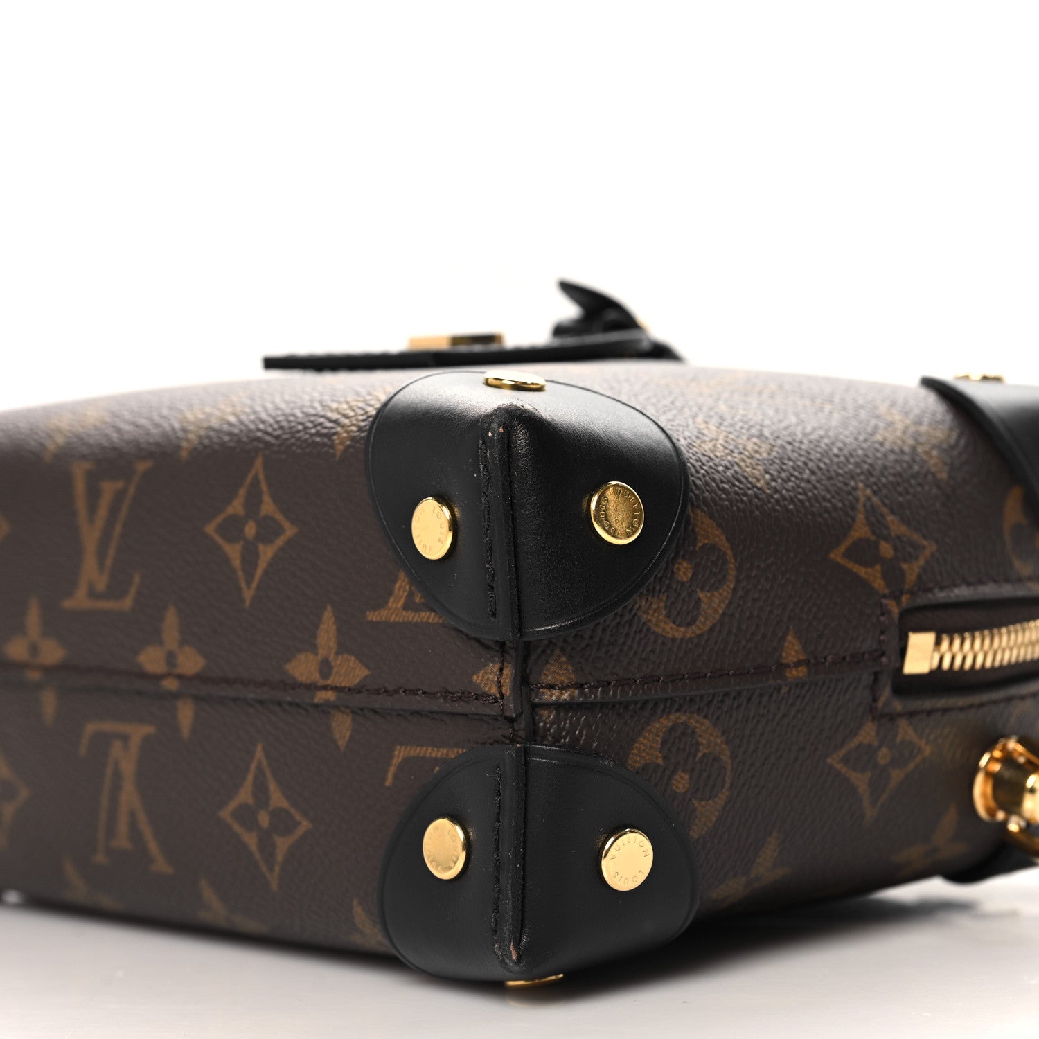 Louis Vuitton Monogram Petite Malle Souple Black 9 of 9