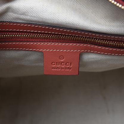 Gucci Monogram Medium Vintage Web Boston Pink 5 of 16