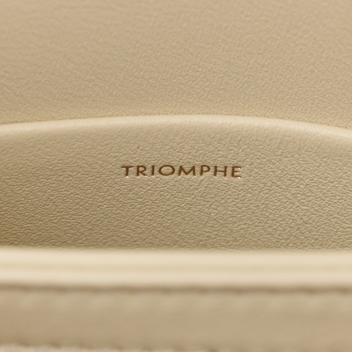 Shiny Calfskin Teen Triomphe Limestone