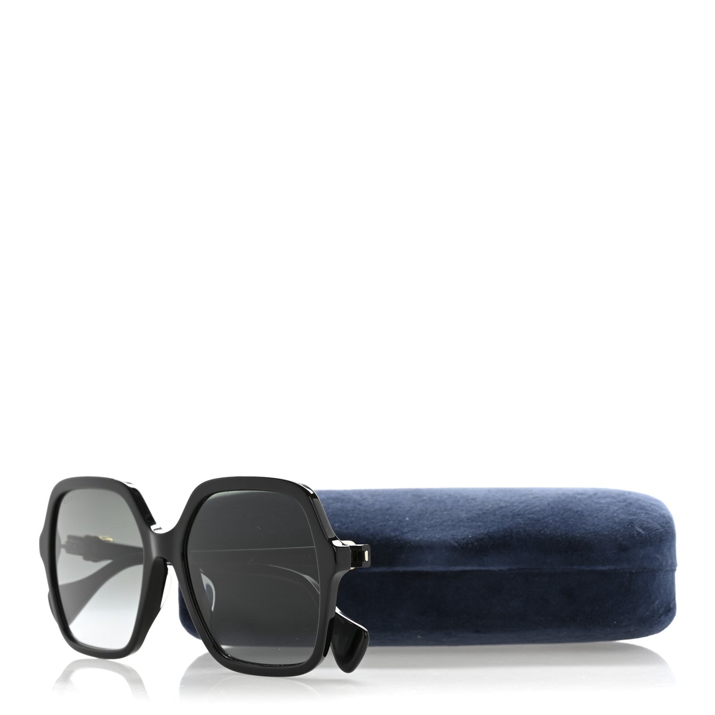 Acetate Oversize Rectangle Frame GG1072SA Sunglasses Black