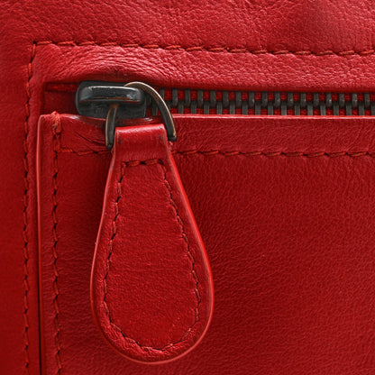 Bottega Veneta Calfskin Intrecciato Zip Card Holder Bordeaux 8 of 13