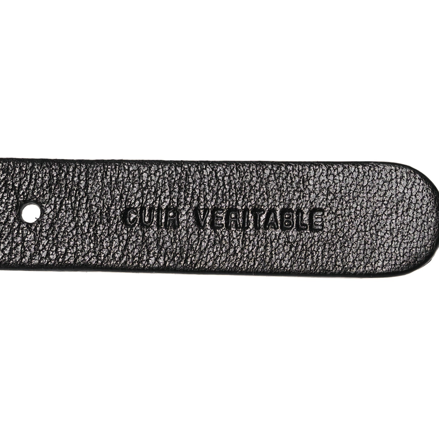 Lambskin CC Pearl Chain Belt 80 32 Black