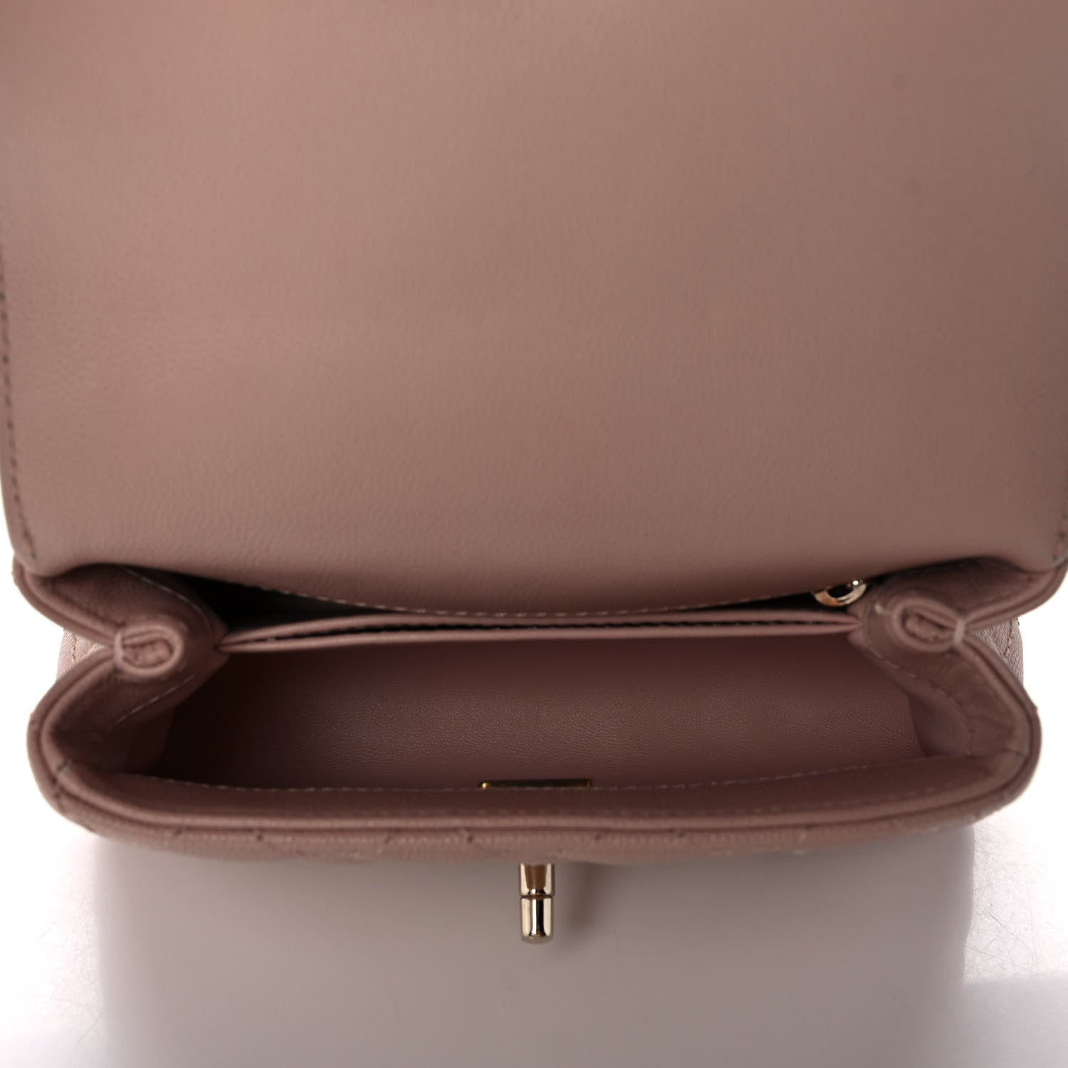 Chanel Caviar Quilted Extra Mini Coco Handle Flap Light Pink 5 of 12
