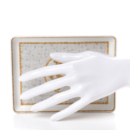 Hermes Porcelain Mosaique au 24 Sushi Plate 2 of 6