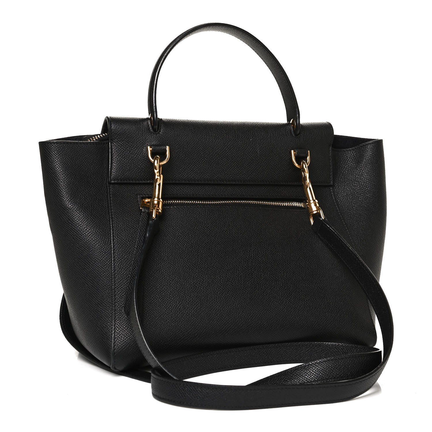 Celine Grained Calfskin Micro Belt Bag Black 3 of 9