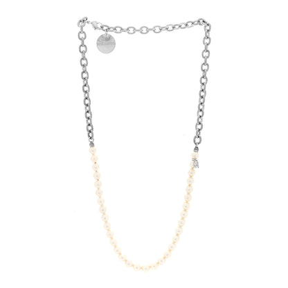 Mikimoto X COMME DE GARCON Sterling Silver Akoya Pearl 6-6.5mm Strand Necklace 3 of 5