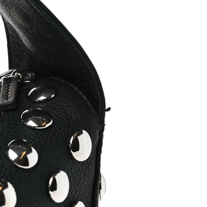 Khaite Pebbled Sport Calfskin Studded Elena Black 4 of 16
