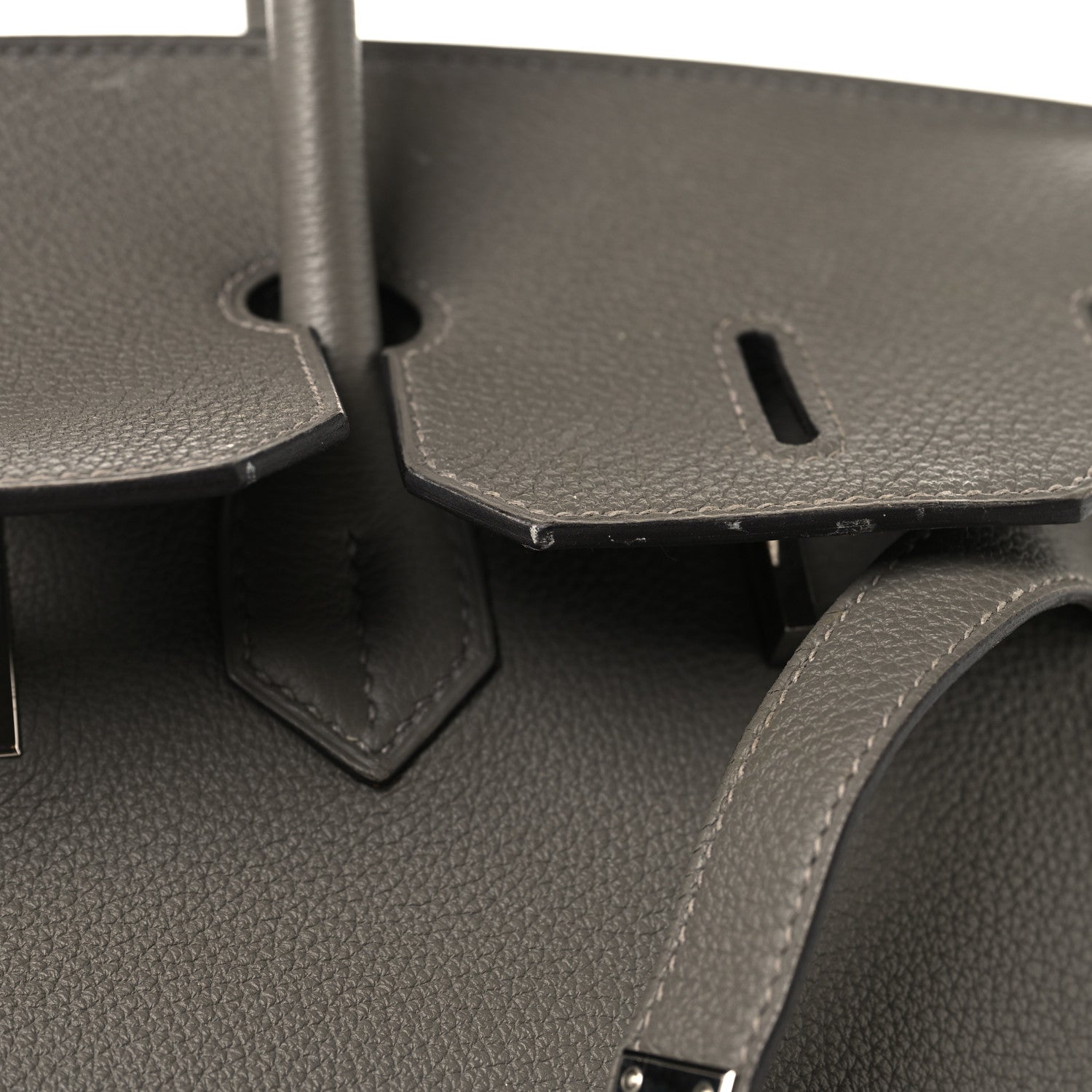 Hermes Togo BIRKIN 35 Gris Meyer 13 of 14