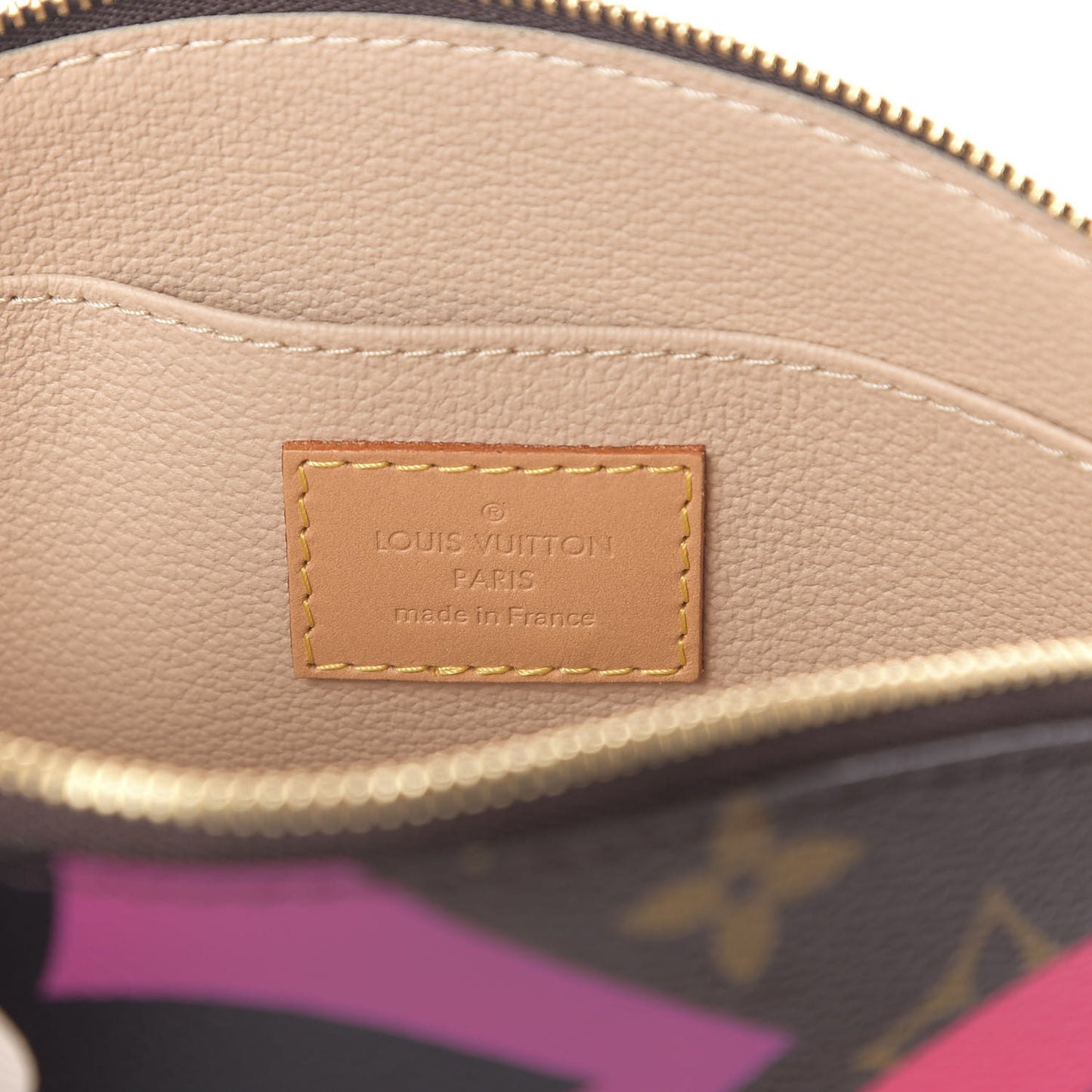 Monogram Game On Cosmetic Pouch