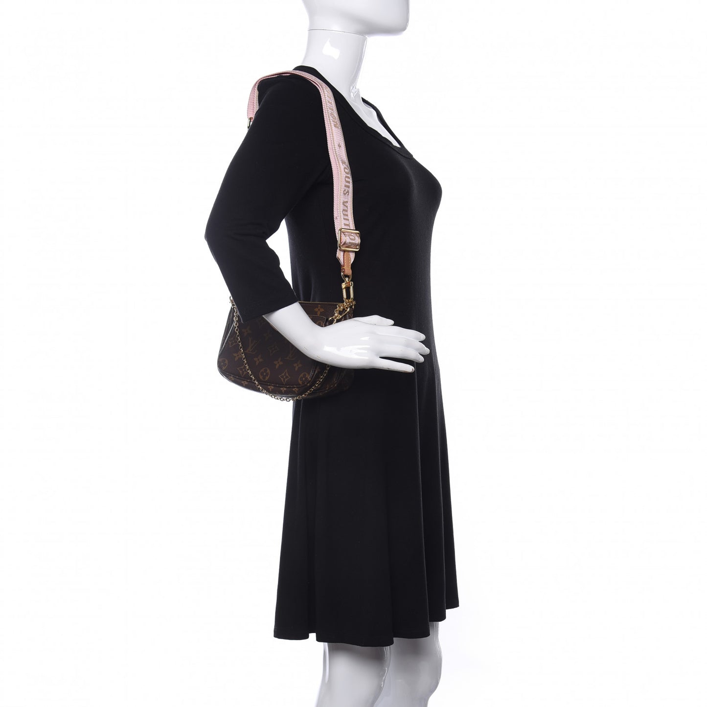 Monogram Multi Pochette Accessories Rose Clair