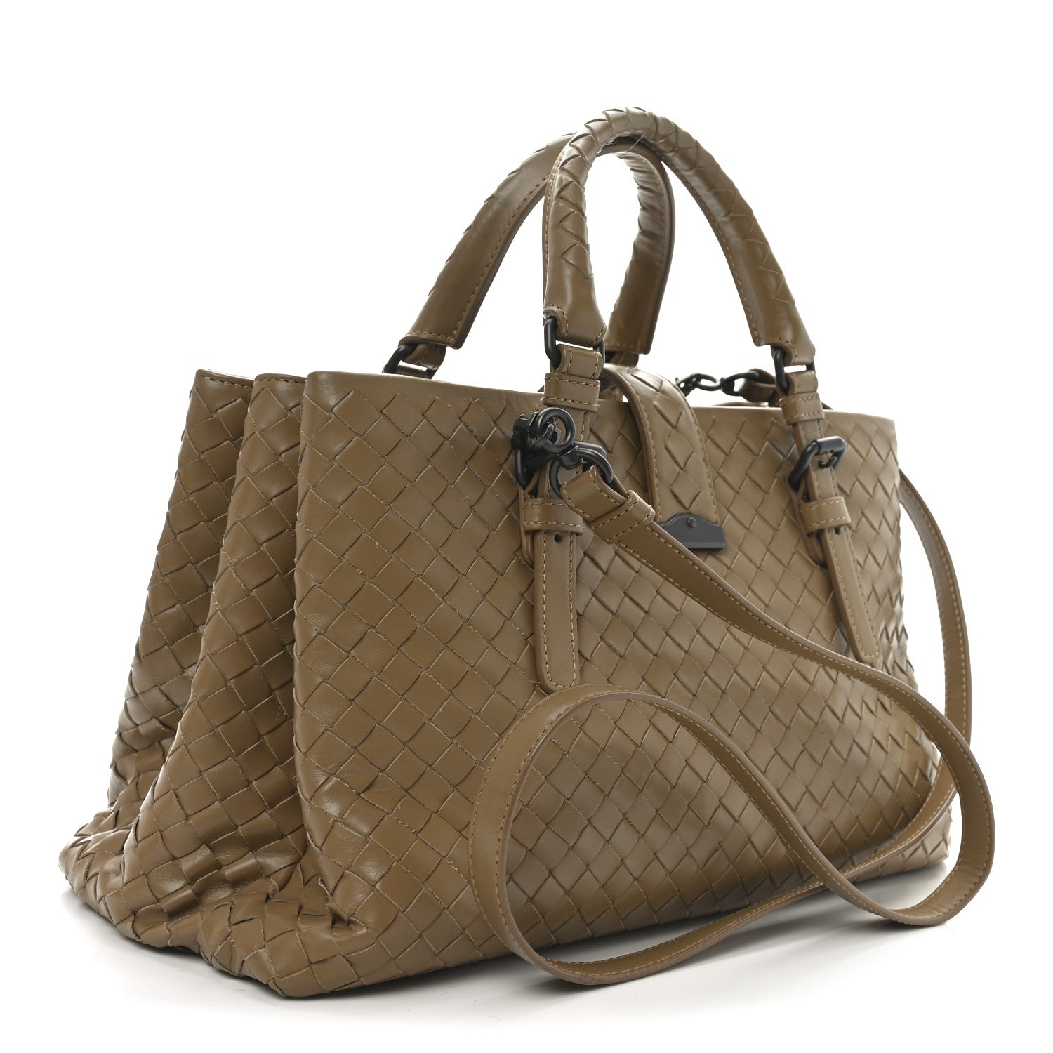 Bottega Veneta Light Calf Intrecciato Small Roma New Cigar 3 of 11