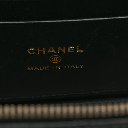 Chanel Lambskin Quilted Small Pillow Crush Vanity Case With Chain Black 6 of 13