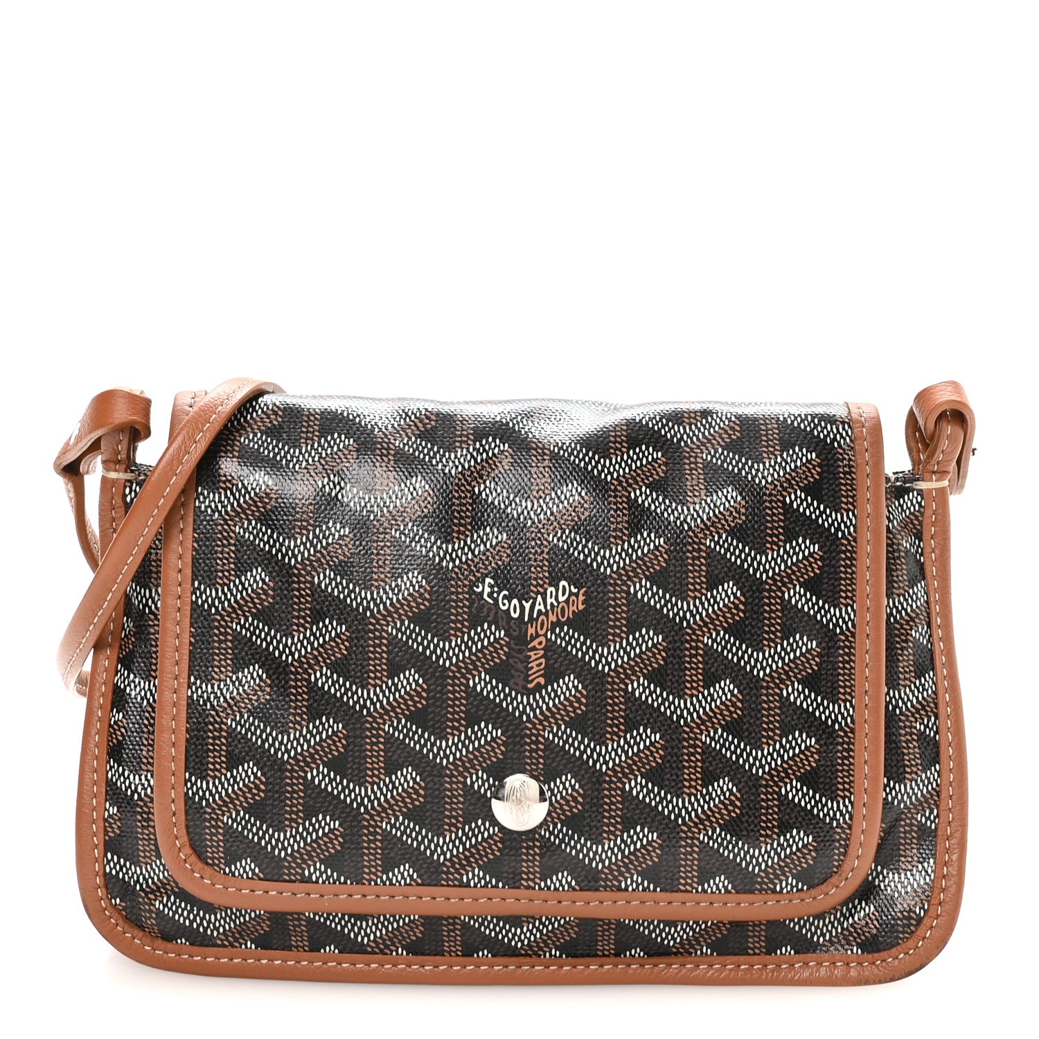 Goyard Goyardine Plumet Wallet Clutch Black Gold 1 of 9