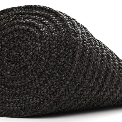 Saint Laurent Raffia Medium Panier Bag Black 10 of 11