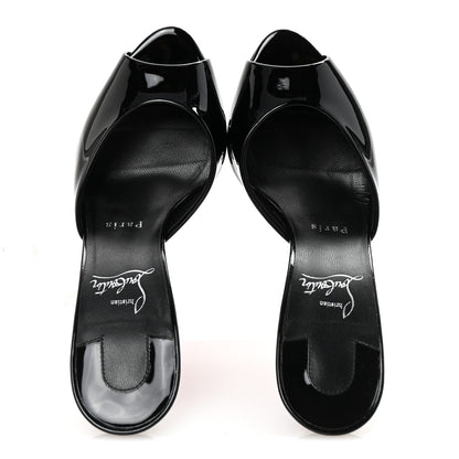Christian Louboutin Patent Me Dolly 100 Sandals 38.5 Black 2 of 8