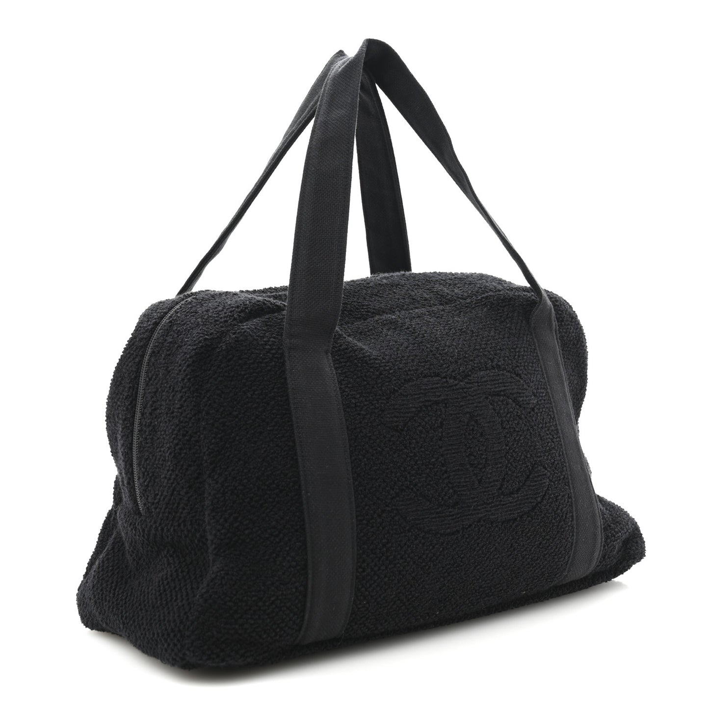 Terry Cotton CC Beach Duffel Towel Set Black