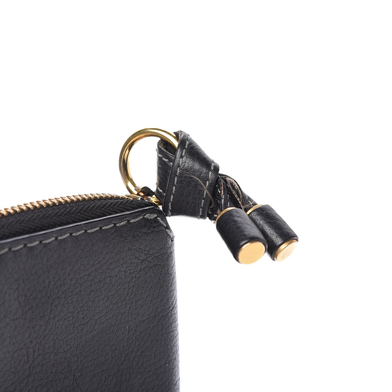 Chloe Grained Calfskin Marcie Long Zip Around Wallet Black 12 of 12