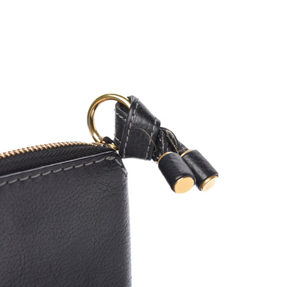 Chloe Grained Calfskin Marcie Long Zip Around Wallet Black 12 of 12