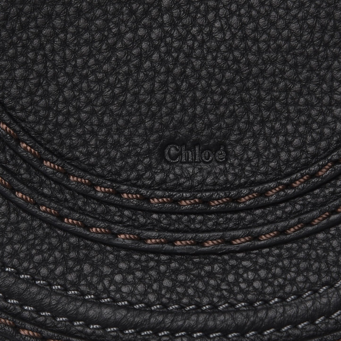 Calfskin Mini Marcie Round Crossbody Bag Black