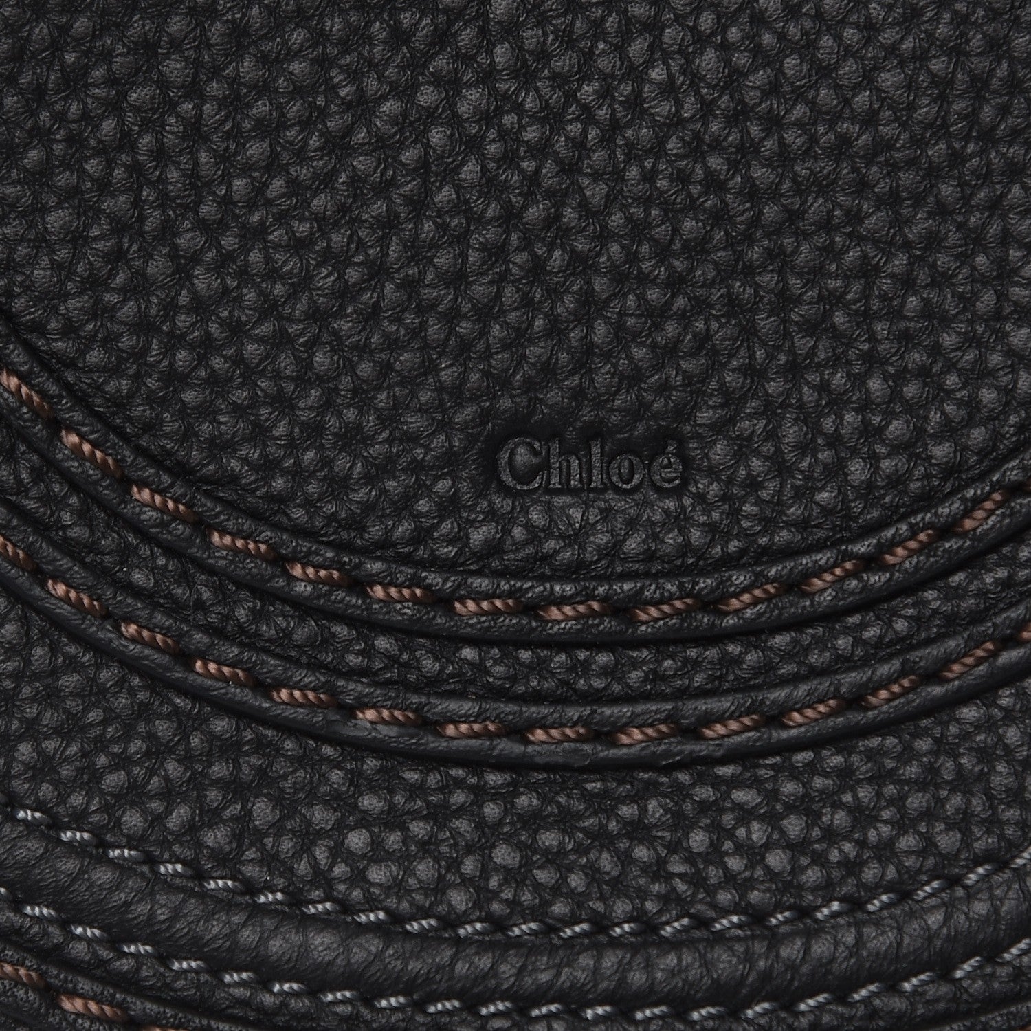 Chloe Calfskin Mini Marcie Round Crossbody Bag Black 8 of 8