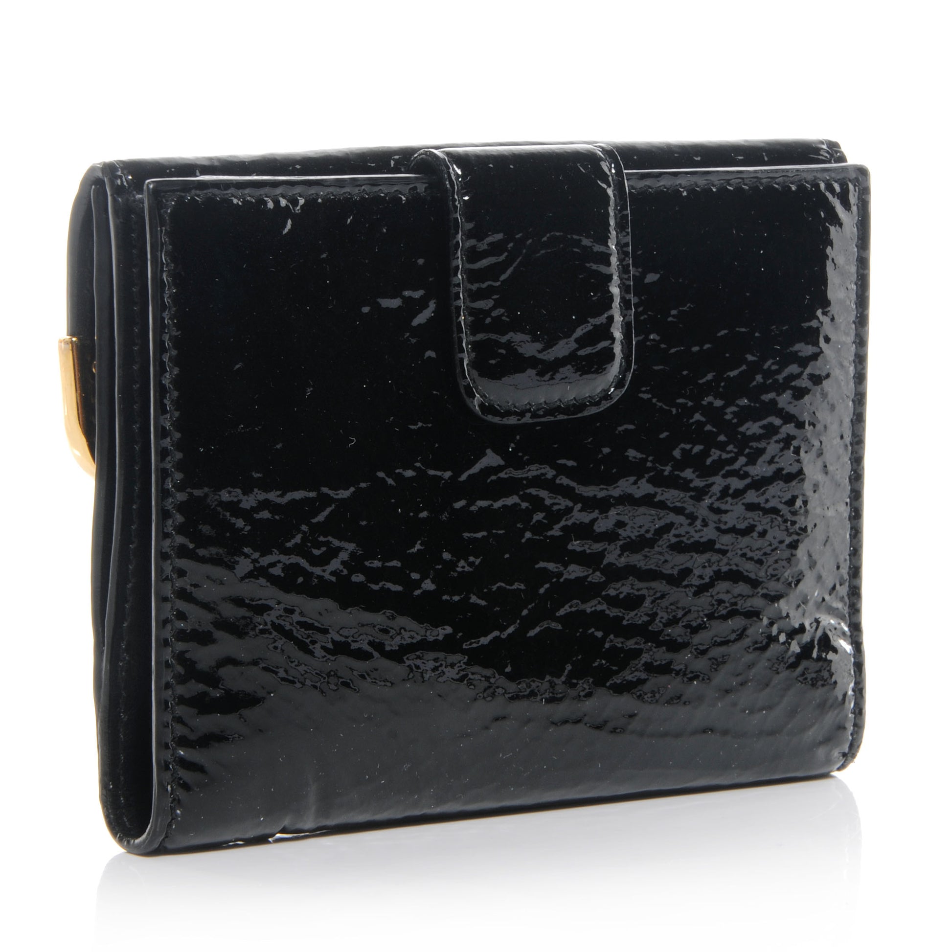 Prada Vernice Wallet Black 4 of 10