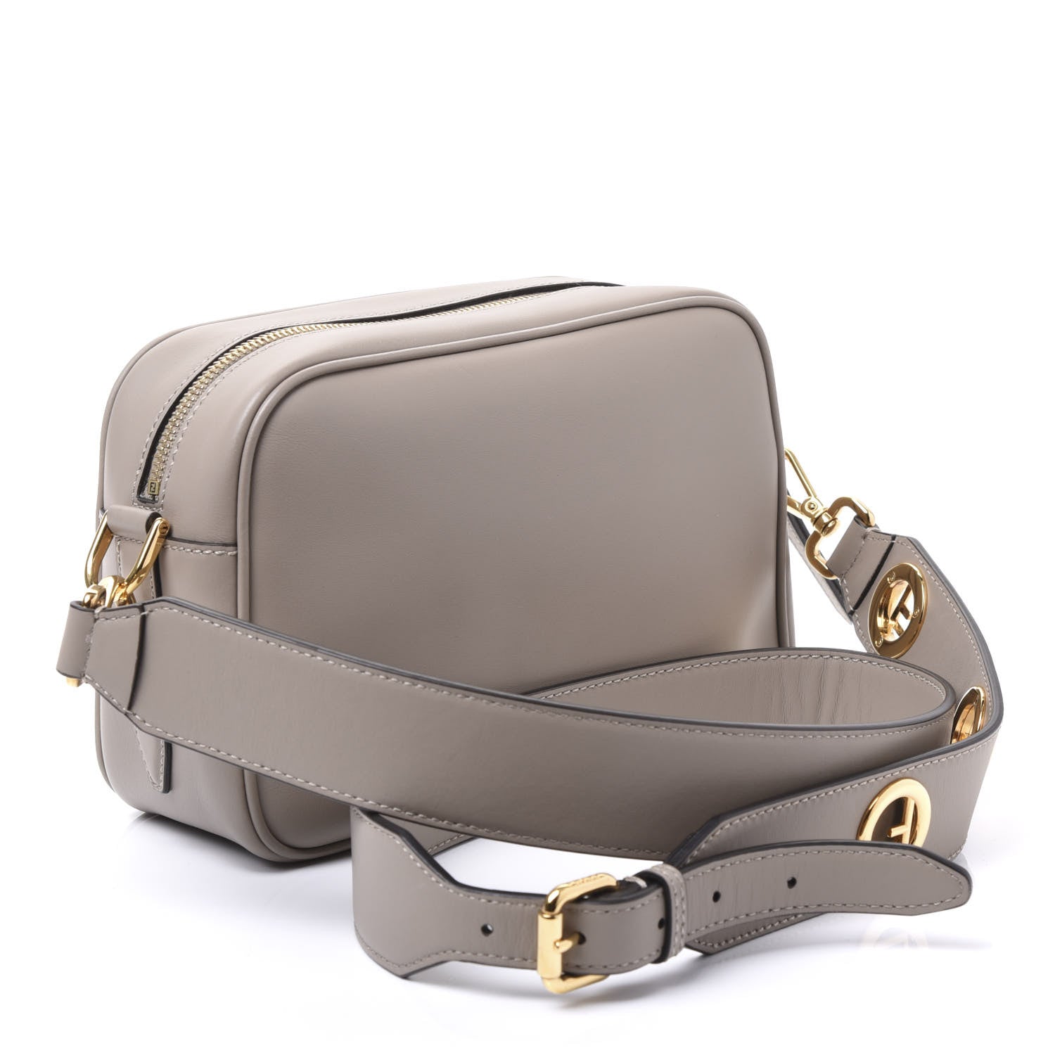 Fendi Vitello Century F is Camera Case Tortora 2 of 9