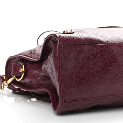 Balenciaga Agneau Classic Gold Hardware City Violet Prune 9 of 10