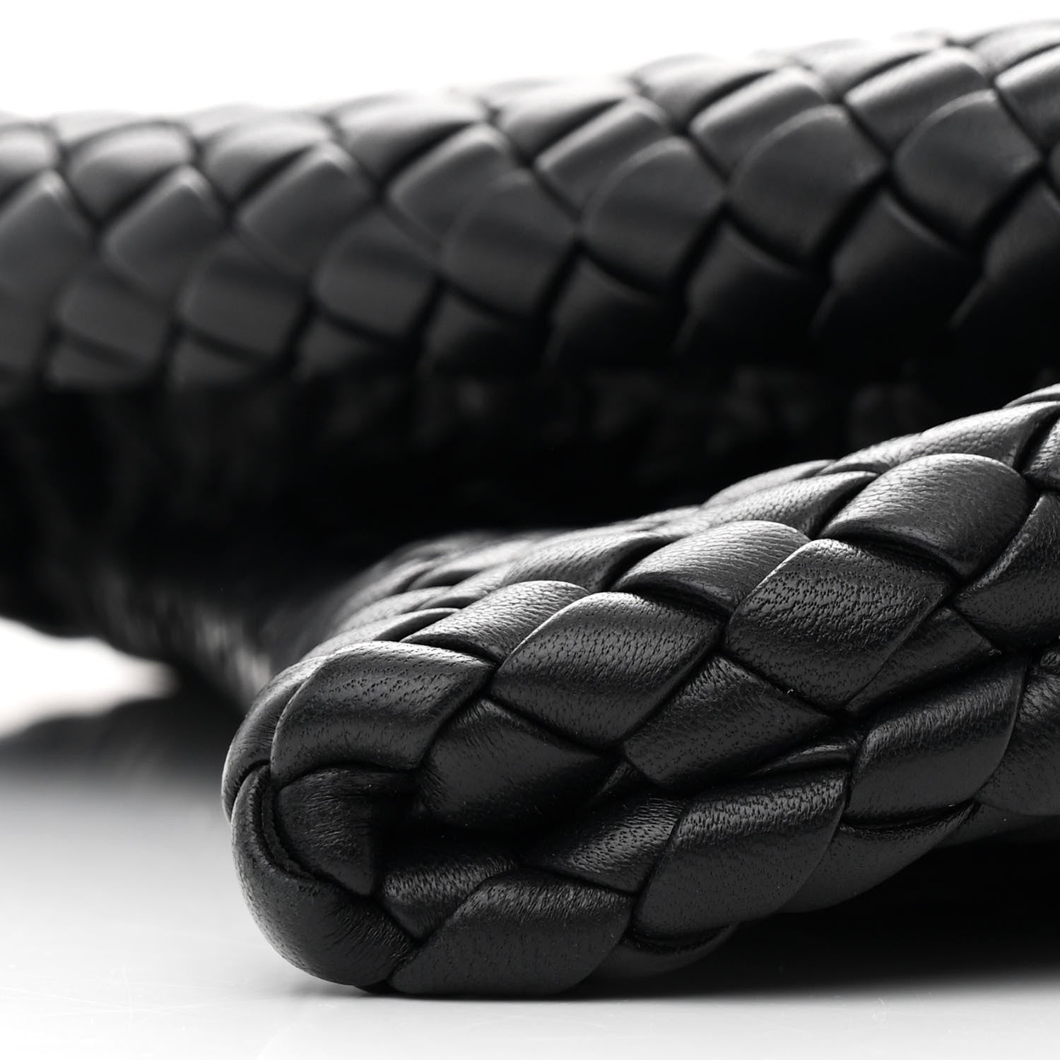 Bottega Veneta Nappa Intrecciato Crisscross Clutch Black 8 of 9