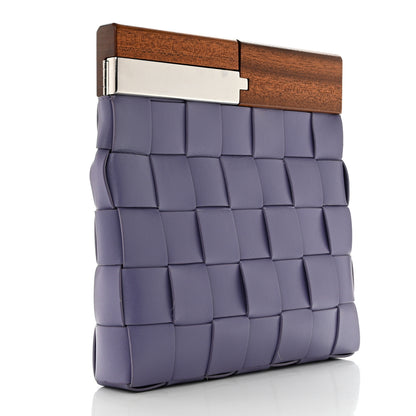Bottega Veneta Nappa Intrecciato The Snap Clutch Lavender 3 of 8