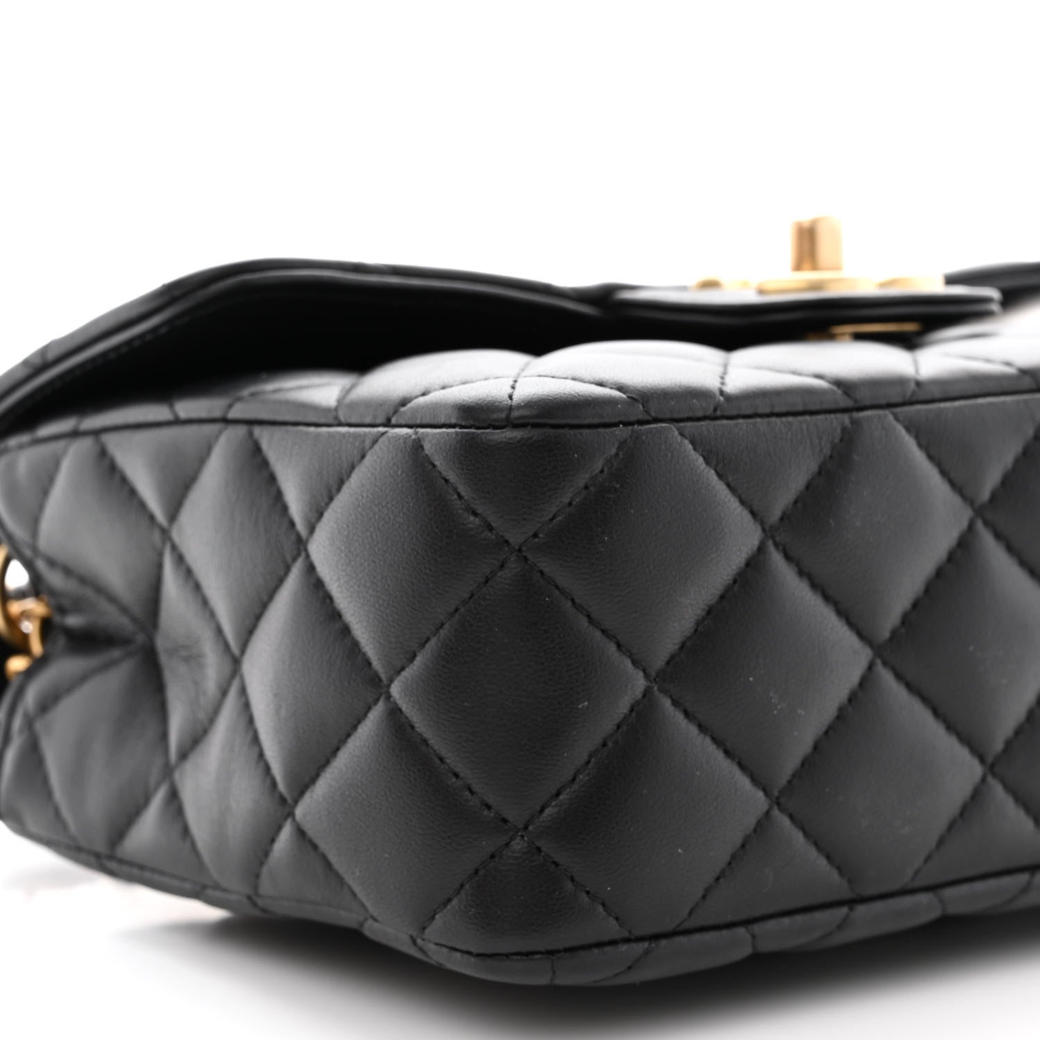 Chanel Lambskin Quilted Casino Chips Mini Flap Black 9 of 11