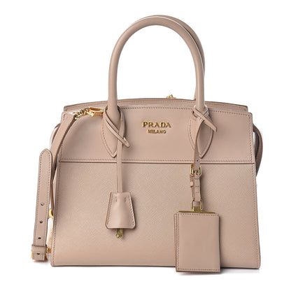 Prada Saffiano City Calf Small Esplanade Tote Cammeo 1 of 9