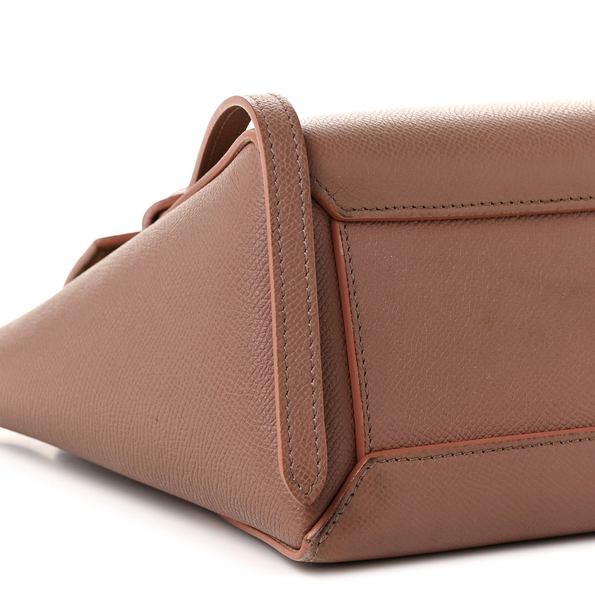 Grained Calfskin Nano Belt Bag Antique Rose