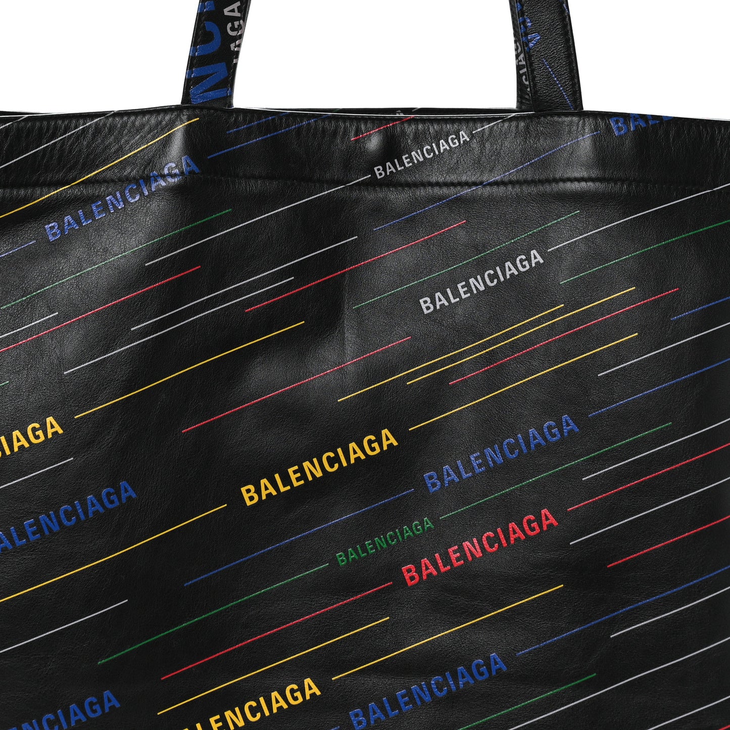 Agneau Logo Print Market XL Shopper Black Black