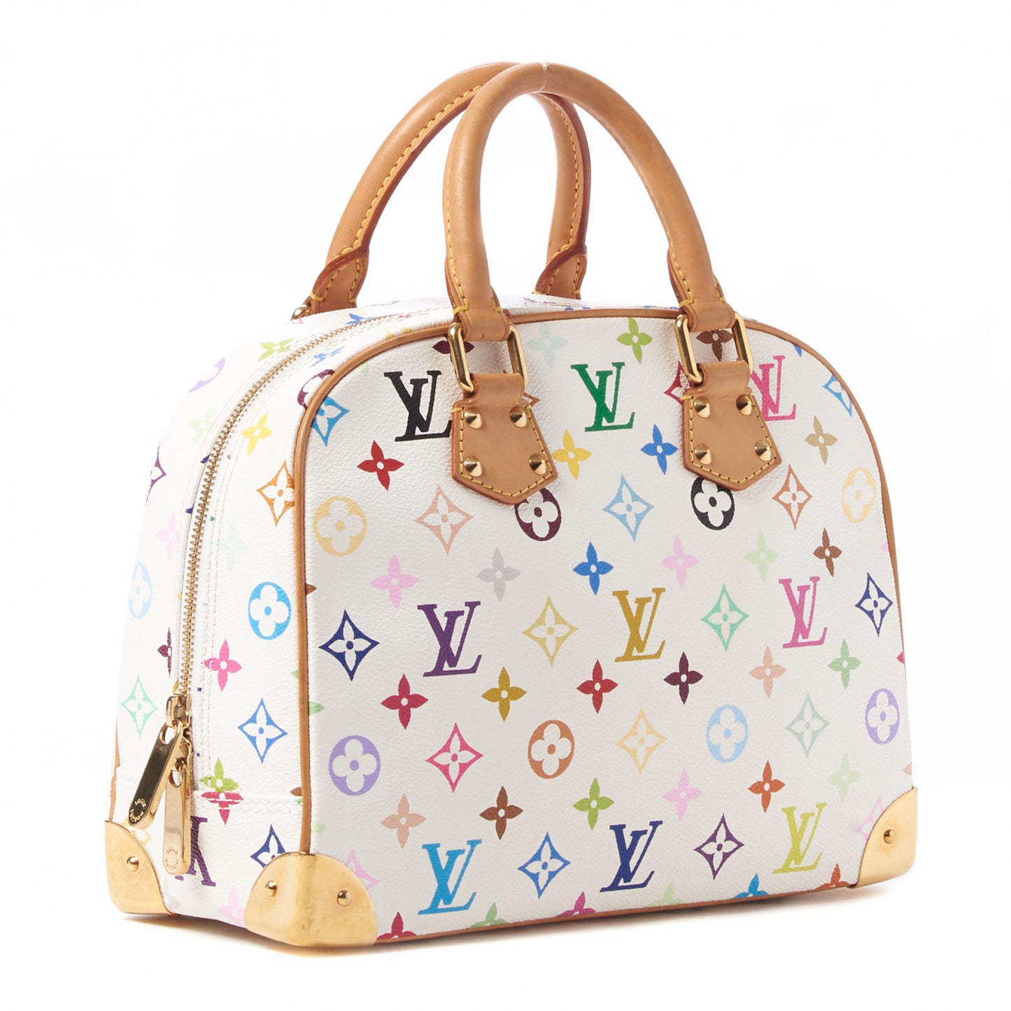 Monogram Multicolor Trouville White