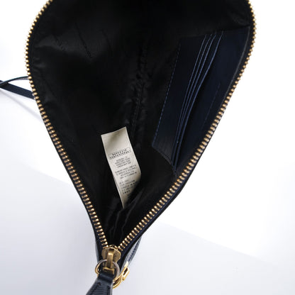 Burberry House Check Derby Peyton Crossbody Clutch Bag Navy 5 of 7
