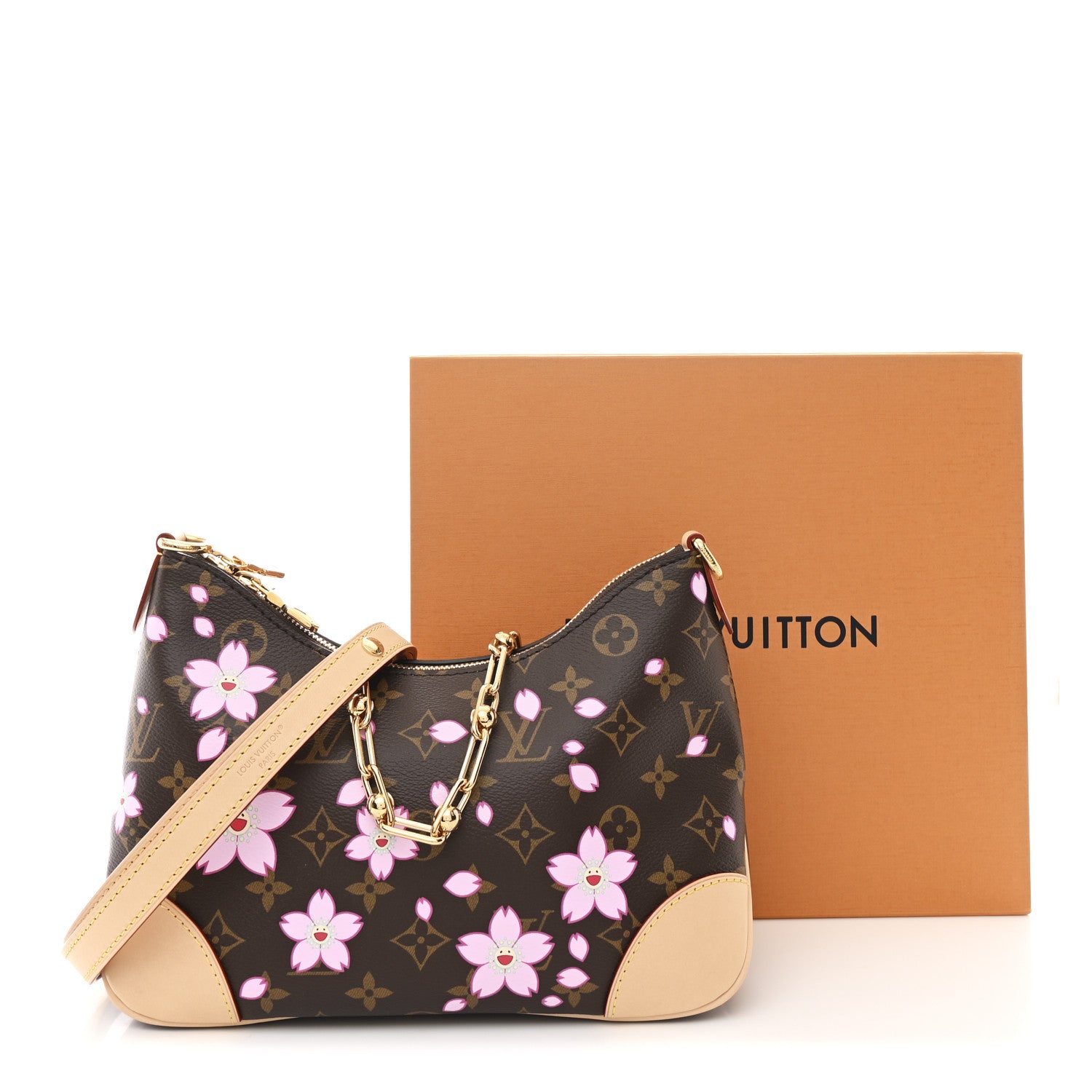 LOUIS VUITTON | フラワーモノグラム売り切れ LOUIS VUITTON x Takashi Murakami Monogram Cherry Blossom Pochette