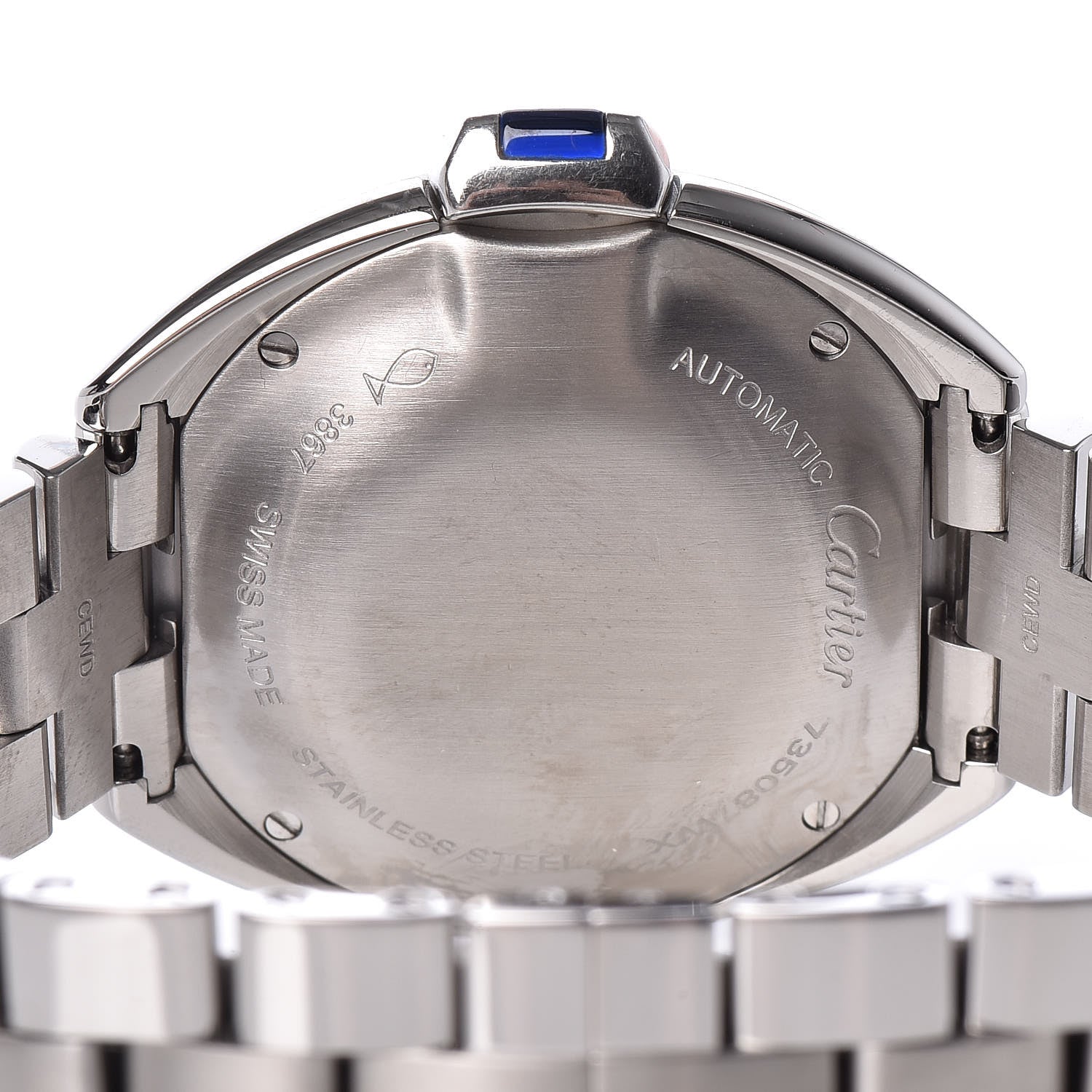 Cartier Stainless Steel 31mm Cle De Automatic Watch 5 of 9