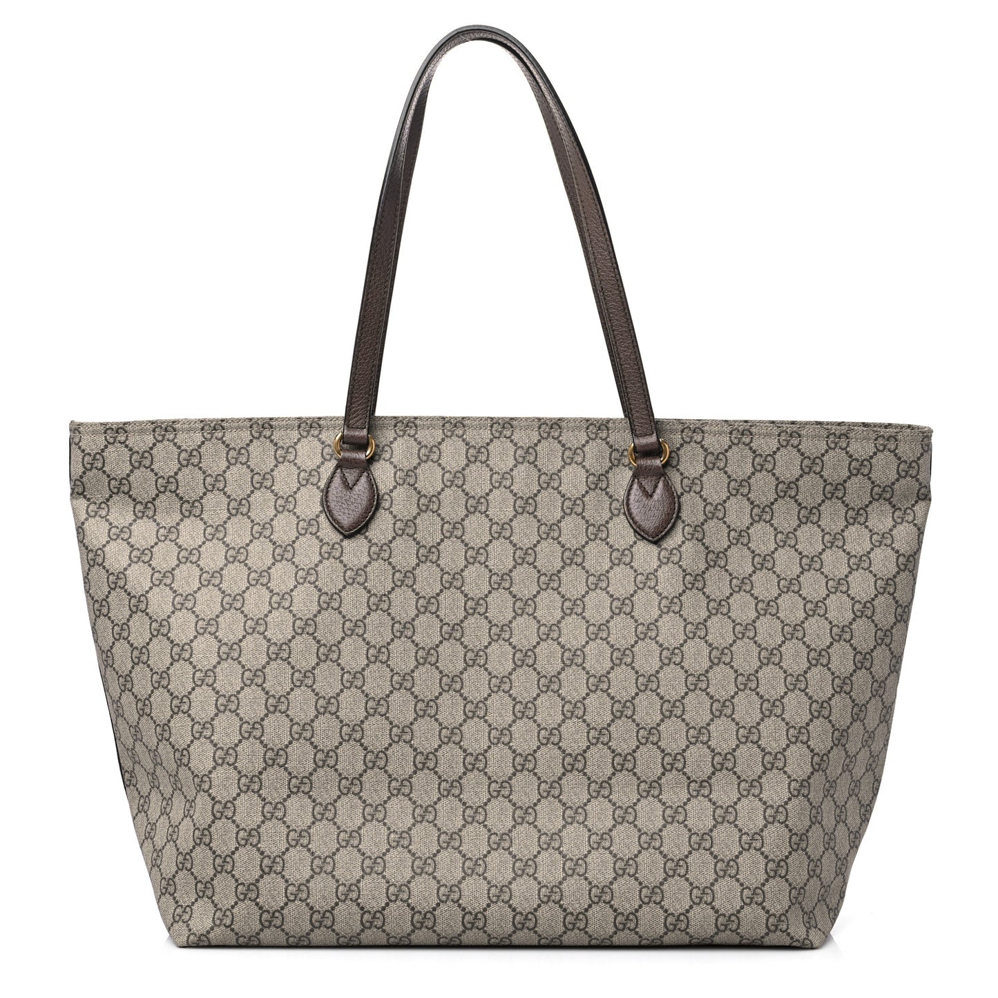 GG Supreme Monogram Medium Ophidia Shopping Tote Ebony