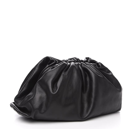 Bottega Veneta Smooth Butter Calf The Pouch Oversized Clutch Black 2 of 9
