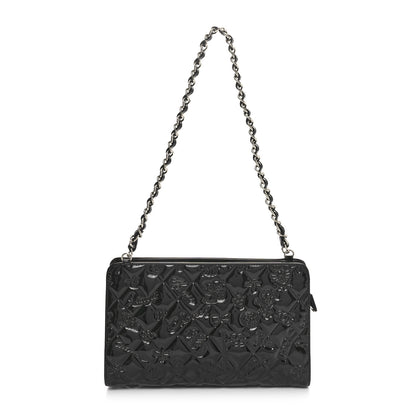 Chanel Patent Calfskin Lucky Symbols Pochette Black 1 of 11